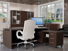 Комплект офисной мебели Президент-ПРО в Линёво - linyovo.mebel-nsk.ru | фото