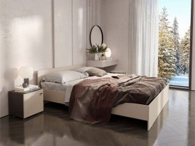 Кровать двухспальная 1,6м Гиза в Линёво - linyovo.mebel-nsk.ru | фото
