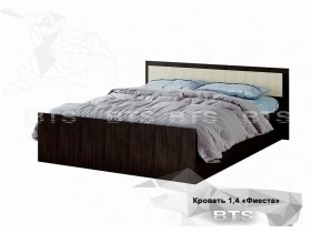 Кровать двуспальная 1,4м LIGHT Фиеста (BTS) в Линёво - linyovo.mebel-nsk.ru | фото