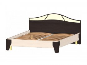 Кровать двуспальная 1,6 м Верона (Линаура) в Линёво - linyovo.mebel-nsk.ru | фото