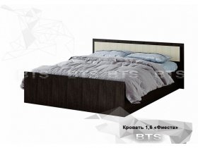 Кровать двуспальная 1,6м LIGHT Фиеста (BTS) в Линёво - linyovo.mebel-nsk.ru | фото