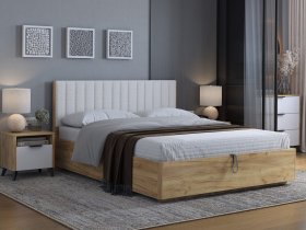 Кровать двуспальная 1,6м Юлия в Линёво - linyovo.mebel-nsk.ru | фото
