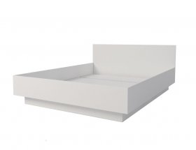 Кровать двуспальная Мебелевс 1,6 м (белый) в Линёво - linyovo.mebel-nsk.ru | фото