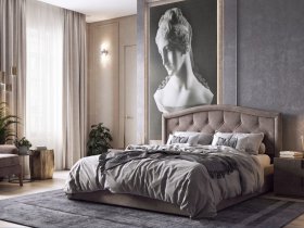 Кровать двуспальная 1,8м Верона-2 в Линёво - linyovo.mebel-nsk.ru | фото