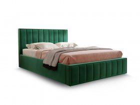 Кровать мягкая 1,6 Вена стандарт, вар.1 в Линёво - linyovo.mebel-nsk.ru | фото