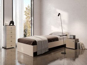 Кровать односпальная 0,9м Гиза в Линёво - linyovo.mebel-nsk.ru | фото