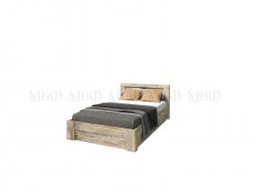 Кровать с ортопед. осн. 1,2м Ривьера в Линёво - linyovo.mebel-nsk.ru | фото