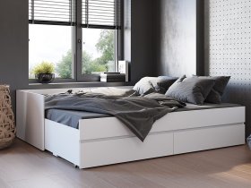 Кровать-трансформер Симпл КР-51 (белый) в Линёво - linyovo.mebel-nsk.ru | фото
