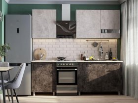Кухонный гарнитур Розалия 1,7м (со столешницей) в Линёво - linyovo.mebel-nsk.ru | фото