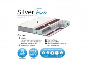 Матрас Silver Five в Линёво - linyovo.mebel-nsk.ru | фото