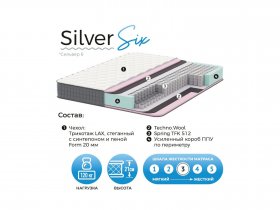 Матрас Silver Six в Линёво - linyovo.mebel-nsk.ru | фото