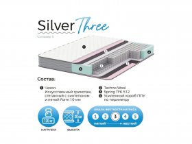 Матрас Silver Three в Линёво - linyovo.mebel-nsk.ru | фото