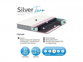Матрас Silver Two в Линёво - linyovo.mebel-nsk.ru | фото