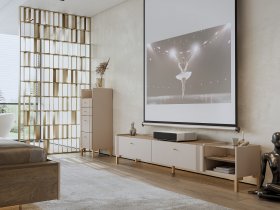 Модульная гостиная Одетта (дуб эндгрей/меланж) в Линёво - linyovo.mebel-nsk.ru | фото