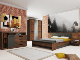 Модульная спальня Глазго в Линёво - linyovo.mebel-nsk.ru | фото