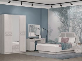 Модульная спальня Лоренцо в Линёво - linyovo.mebel-nsk.ru | фото