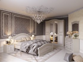 Модульная спальня Николь (Мебельград) в Линёво - linyovo.mebel-nsk.ru | фото
