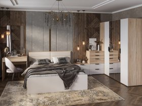 Модульная спальня Норд в Линёво - linyovo.mebel-nsk.ru | фото