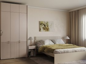 Модульная спальня Орма (МДФ) в Линёво - linyovo.mebel-nsk.ru | фото