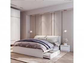 Модульная спальня Симпл в Линёво - linyovo.mebel-nsk.ru | фото