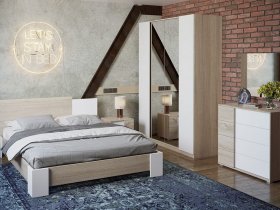 Модульная спальня «Валери» в Линёво - linyovo.mebel-nsk.ru | фото