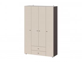 Шкаф четырехстворчатый Гиза в Линёво - linyovo.mebel-nsk.ru | фото