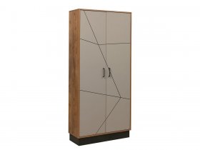 Шкаф двухстворчатый комбинированный для одежды Гамма  54.14 в Линёво - linyovo.mebel-nsk.ru | фото