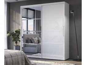 Шкаф-купе Крафт-6 2,0м (белый) в Линёво - linyovo.mebel-nsk.ru | фото