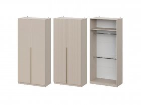 Шкаф ШК-100 Эккервуд (меланж) в Линёво - linyovo.mebel-nsk.ru | фото