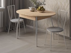 Стол обеденный Орфей-5 Ст030.3 (дуб крафт золотой) в Линёво - linyovo.mebel-nsk.ru | фото