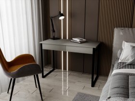 Стол письменный Ст043.0 (графит серый/черный муар) в Линёво - linyovo.mebel-nsk.ru | фото