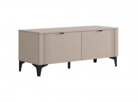 Тумба Рич (кашемир/фрапучино матовый/черный) в Линёво - linyovo.mebel-nsk.ru | фото